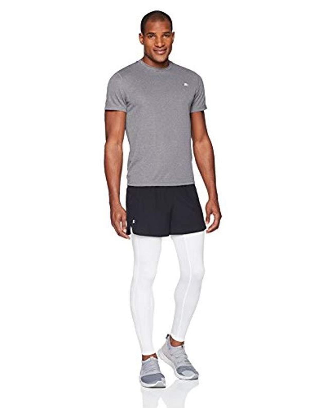 starter men's compression shorts