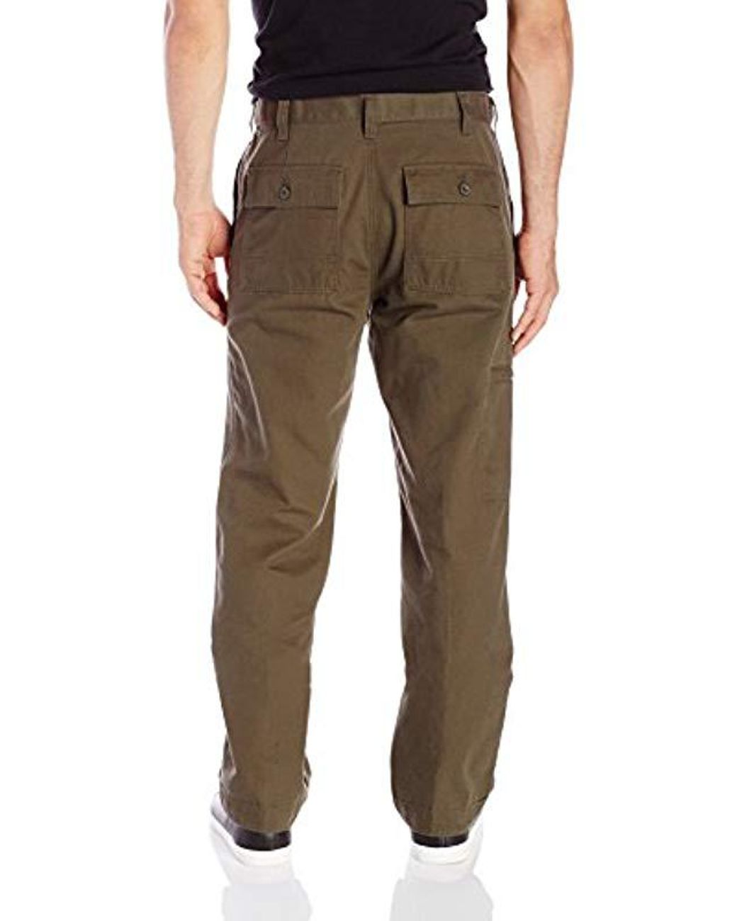 Dockers Cotton Comfort Cargo D3 Classic Fit Flat Front Pant For