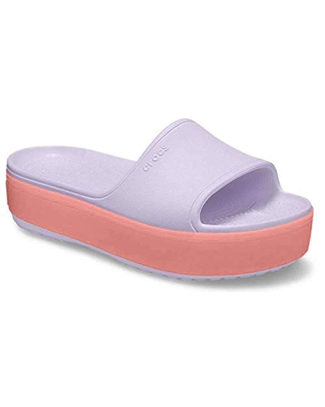 platform croc sandals