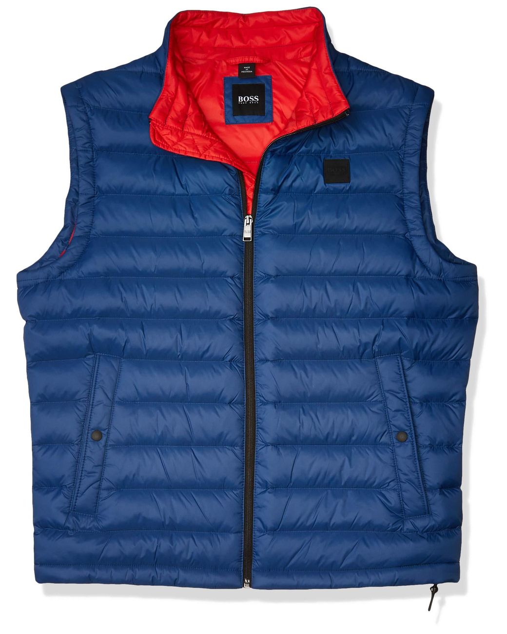 BOSS by Hugo Boss Boss Lightweight Down Vest in Navy (Blue) for Men - Lyst