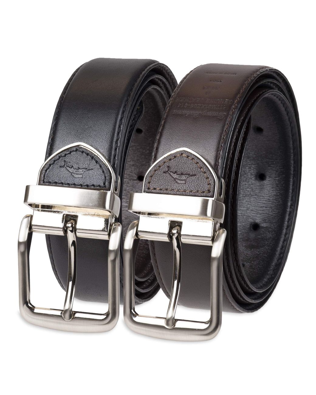Tommy Bahama Leather Reversible Belt in Black/Brown (Black) for Men - Lyst