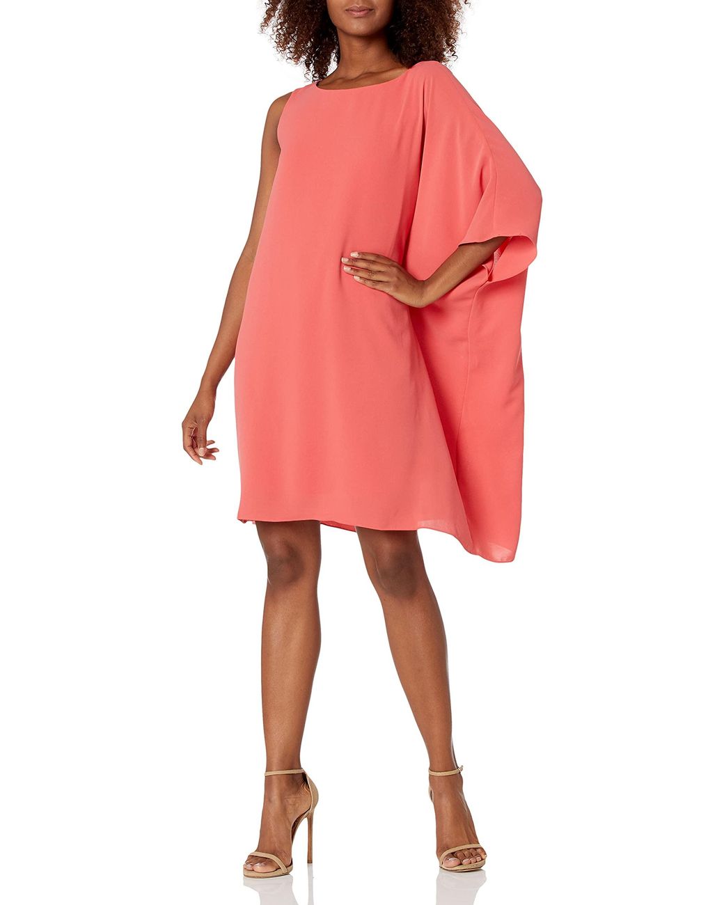 Adrianna Papell Gauzy Crepe Caftan 