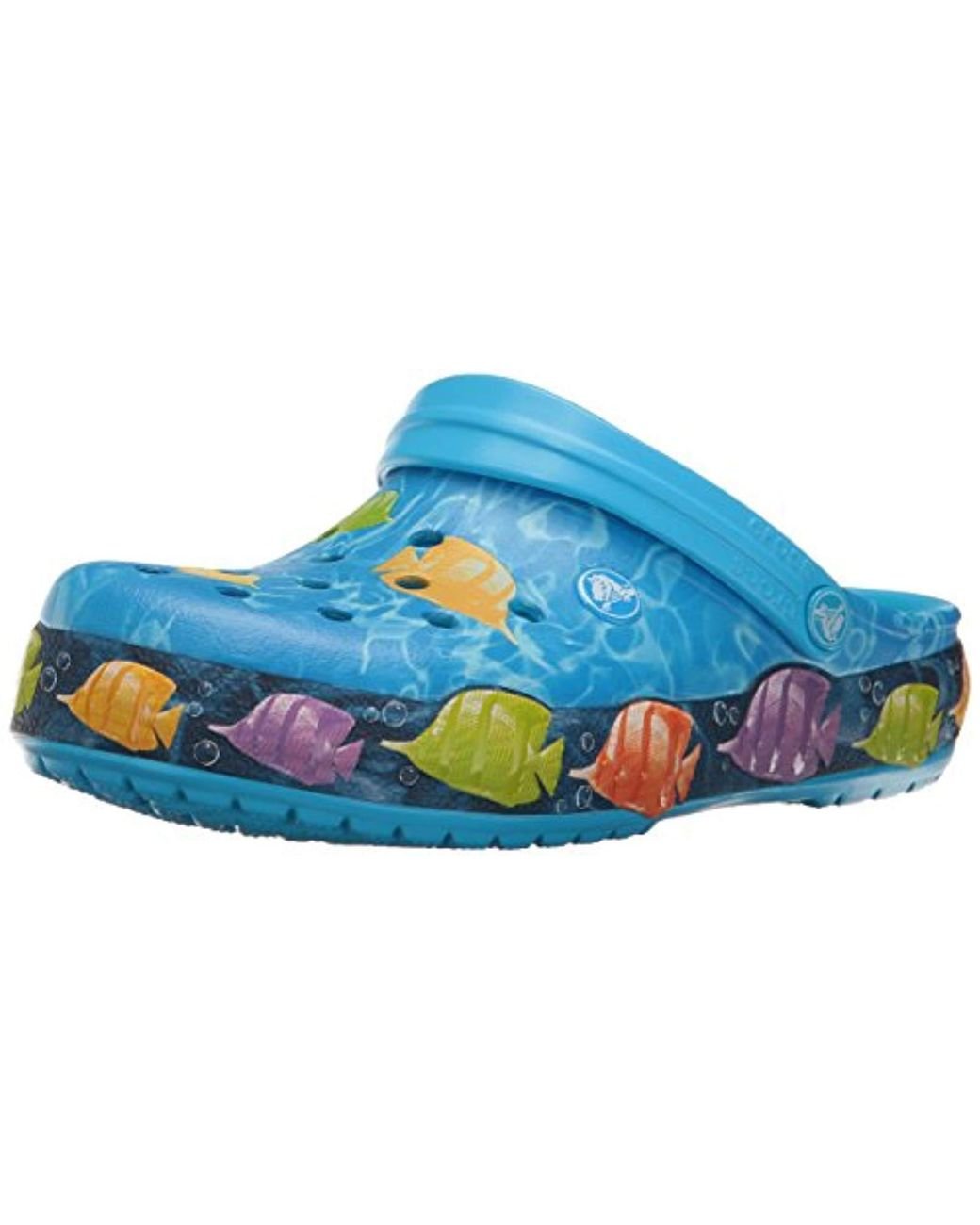 Crocs Unisex Crocband Lights Fish Clog Mule in Blue Lyst