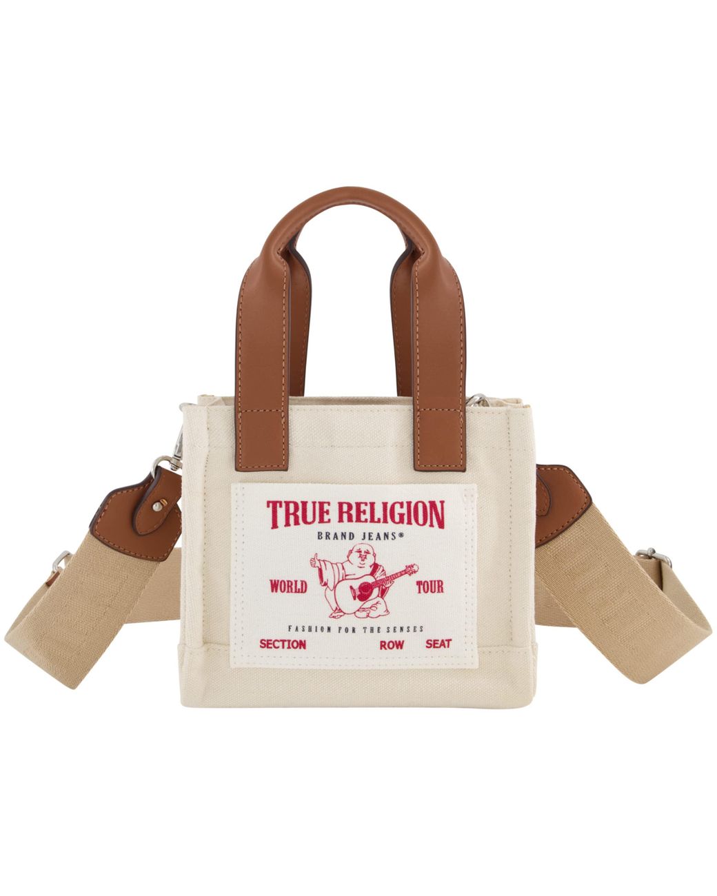 True Religion | Bags | True Religion Denim Tote Bag Crossbody Purse Beanie  Hat Gift Set Christmas | Poshmark