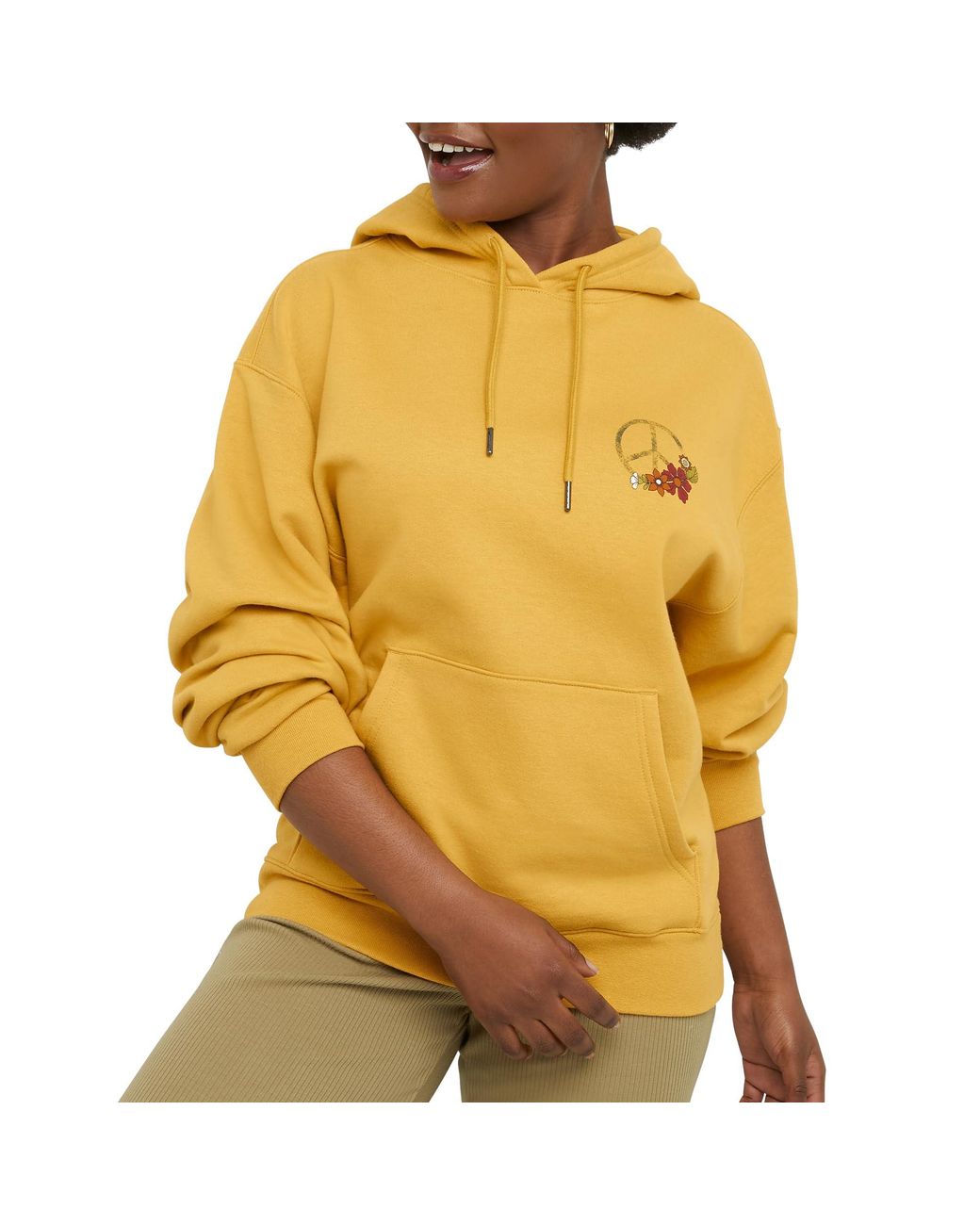 Hanes 2025 yellow hoodie