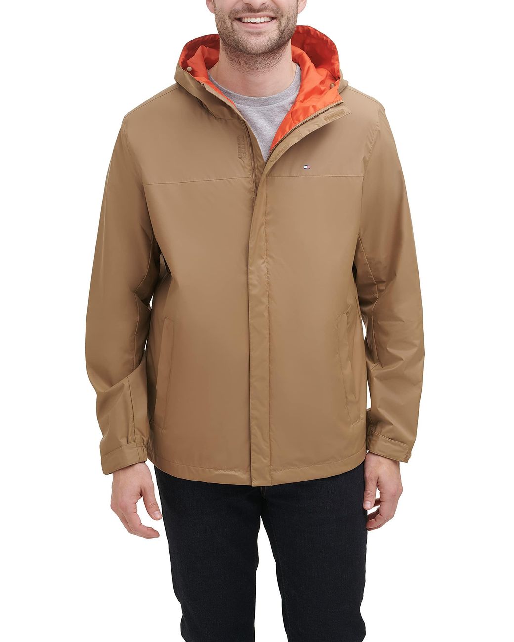 Tommy Hilfiger Synthetic Lightweight Breathable Waterproof Hooded