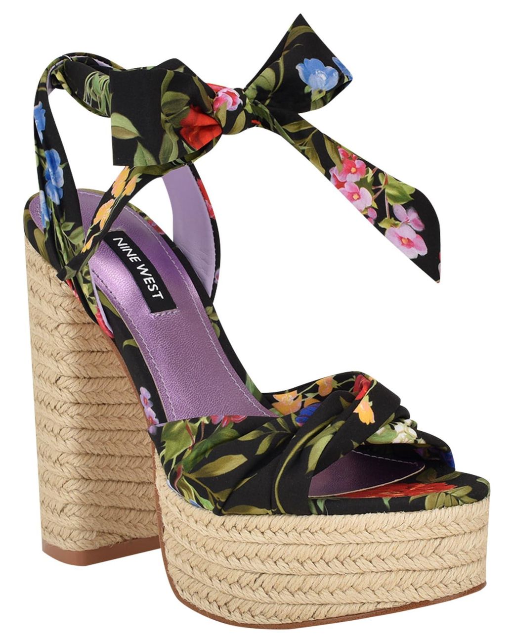 Nine west floral sandals sale