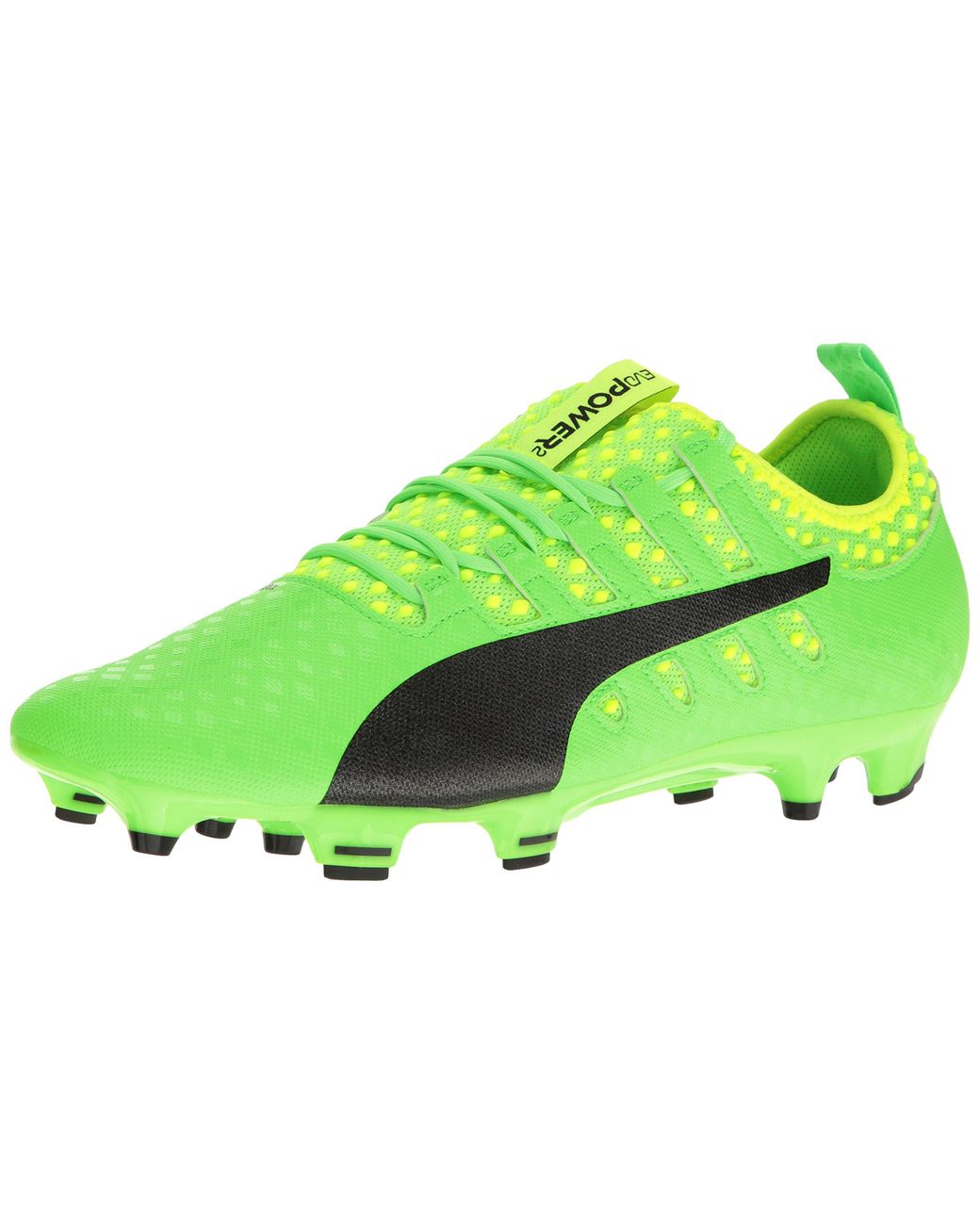 puma green and black boots