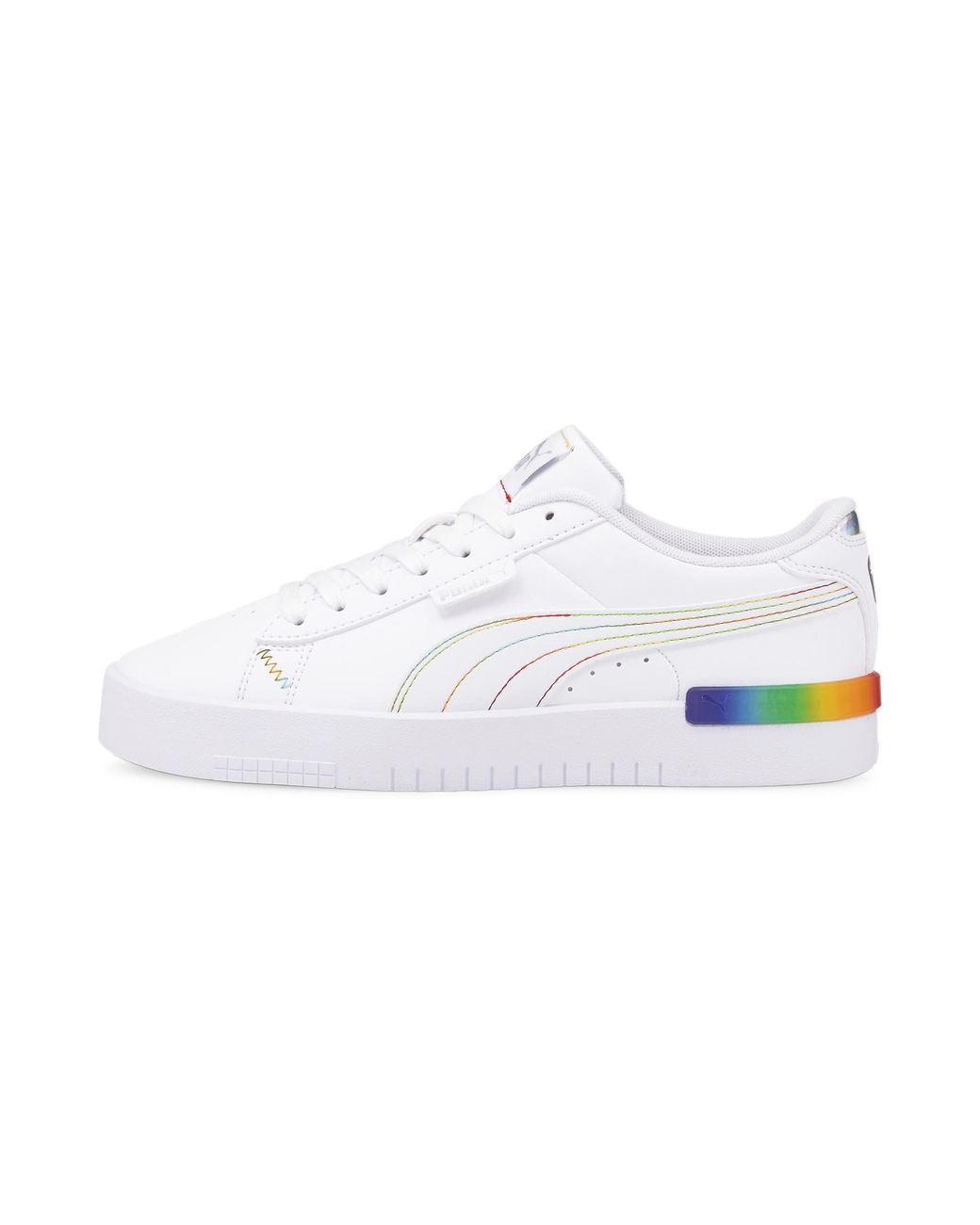 PUMA Jada Rainbow Hues Sneakers in White | Lyst