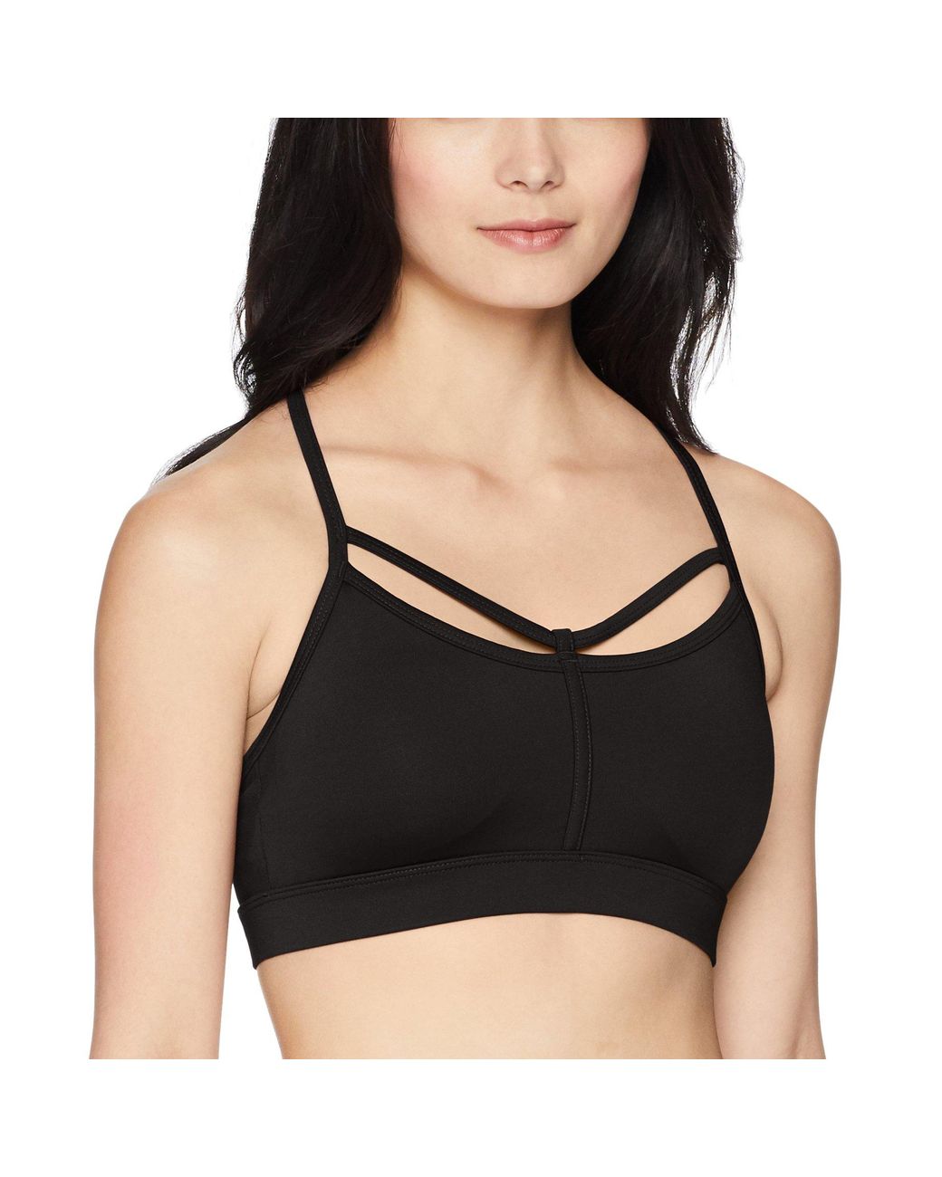 jockey black sports bra