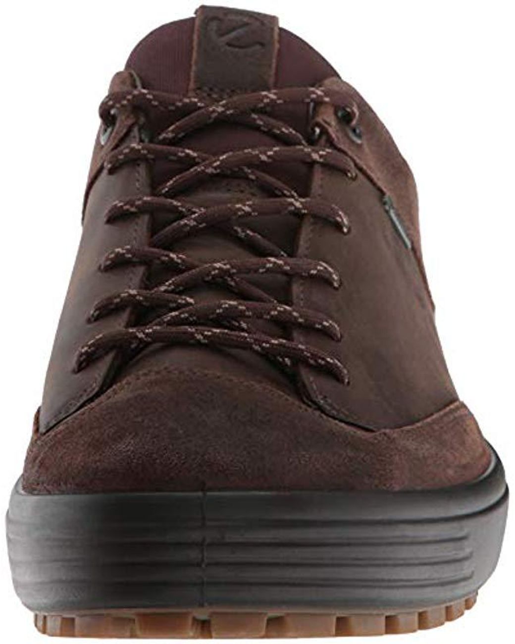 Ecco Leather Soft 7 Tred Low Gore-tex Sneaker in Coffee Suede/Coffee Nubuck  (Black) for Men | Lyst