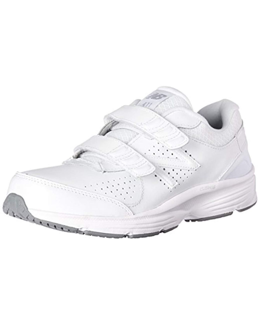 New Balance 411 V2 Hook And Loop Walking Shoe in White | Lyst