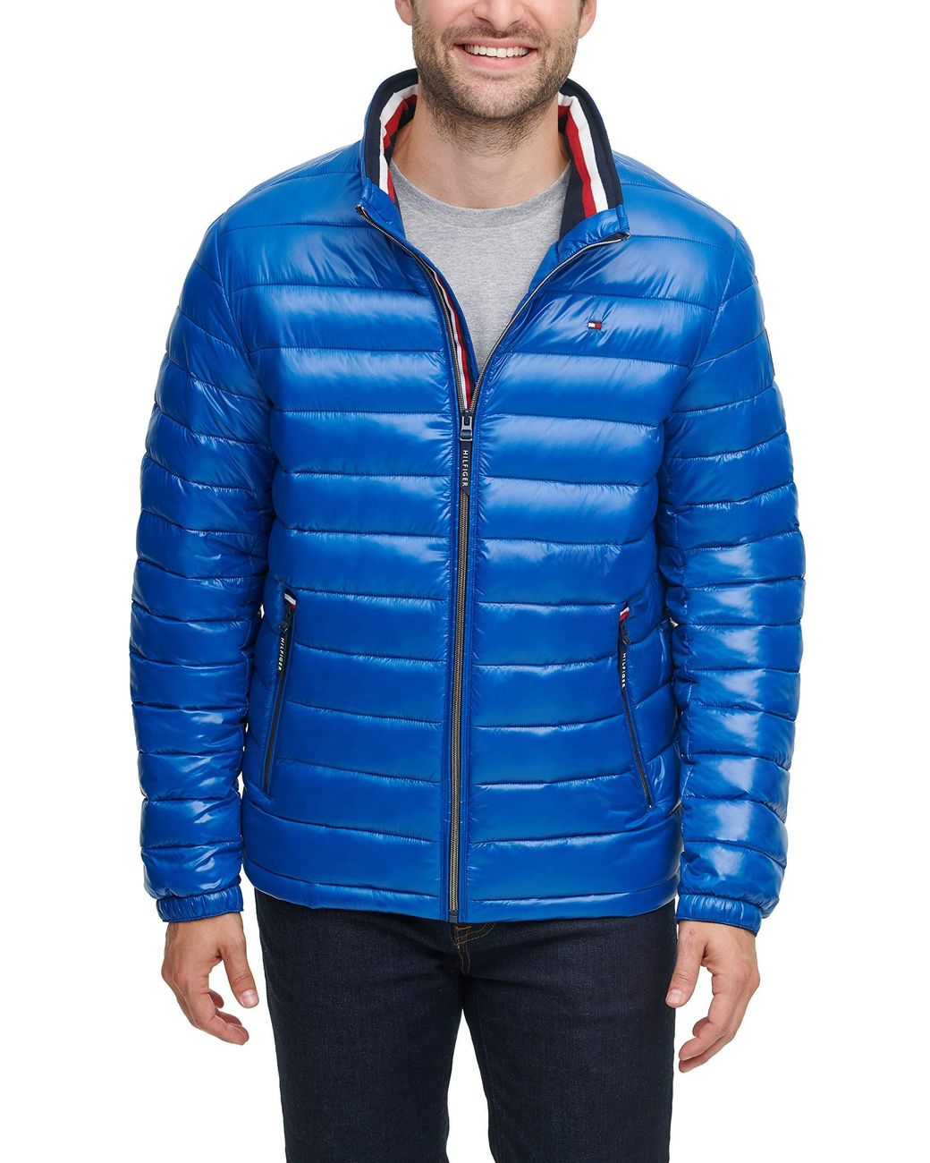 Tommy Hilfiger Rubber Wet Look Water Resistant Ultra Loft Down