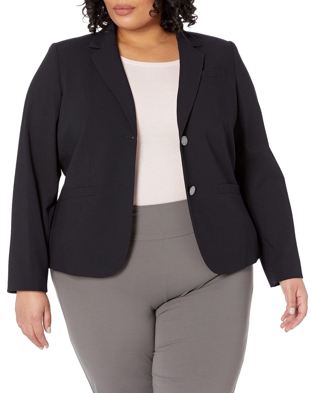 calvin klein two button blazer