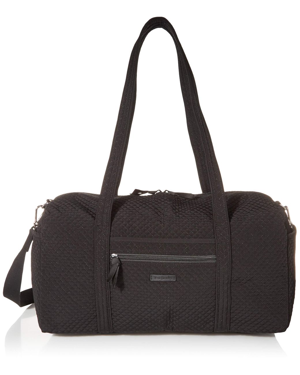 Vera Bradley Microfiber Medium Travel Duffle Bag in Black Lyst