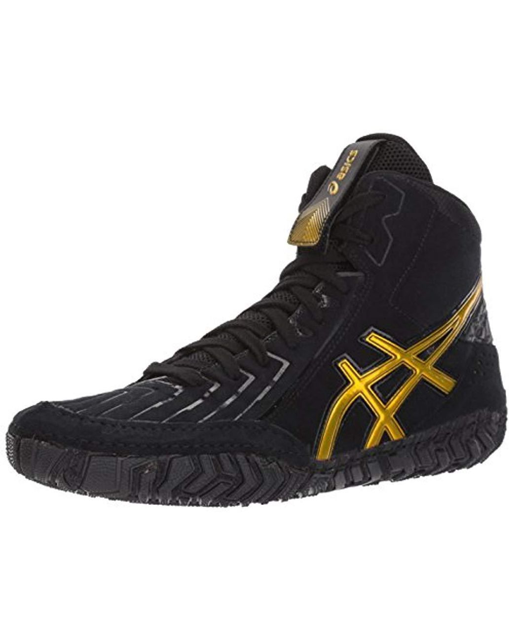 Asics S Aggressor 3 Wrestling Shoe in Black for Men | Lyst