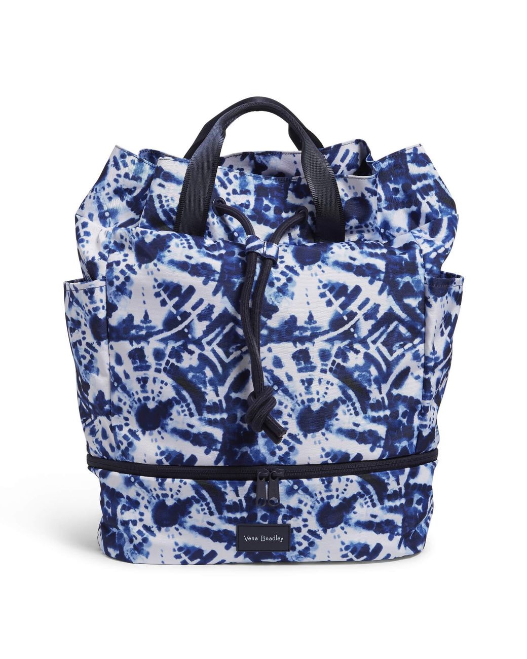 Vera Bradley Recycled Lighten Up Reactive Sport Gym Bag in Blue Lyst