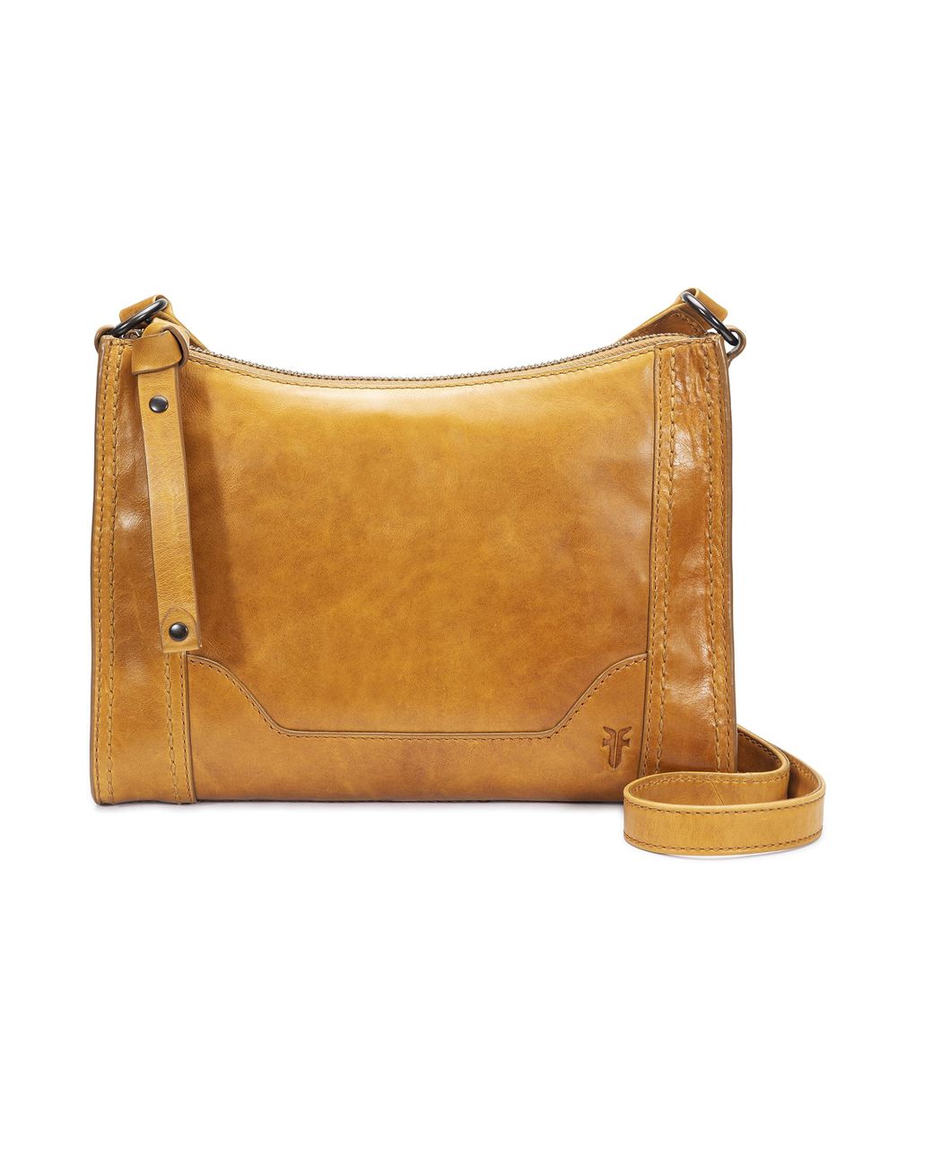 Frye Melissa Zip Crossbody in Brown Lyst