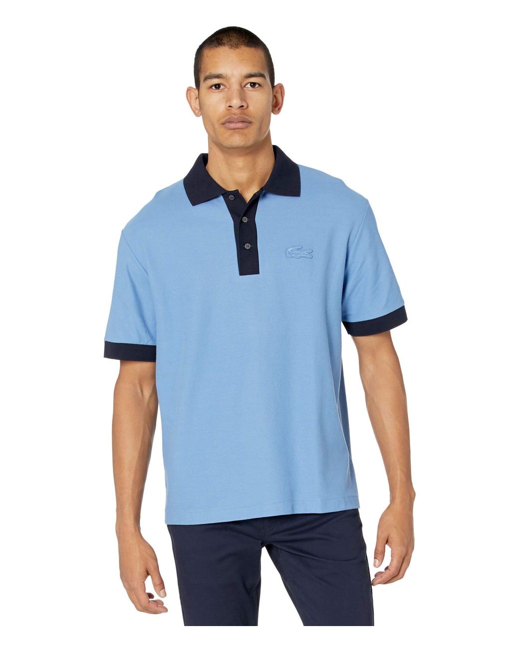 Lacoste Cotton Short Sleeve Solid With 