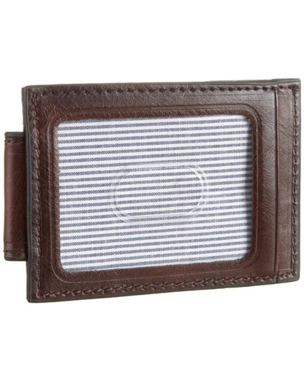 Levi's Leather Money Clip Card Id Case Holder Wallet Brown 31lv2043 for Men  | Lyst
