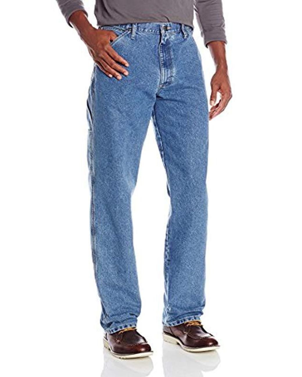 Wrangler Cotton Authentics Big & Tall Classic Carpenter Jean in Blue ...