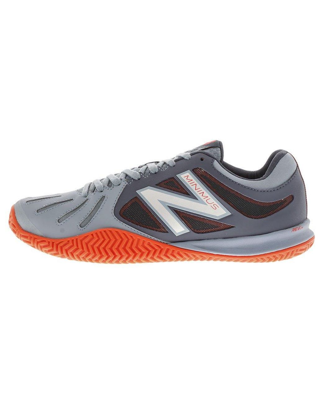 New Balance Synthetic Minimus 60 V1 Tennis Shoe in Grey/Orange (Blue) for  Men | Lyst