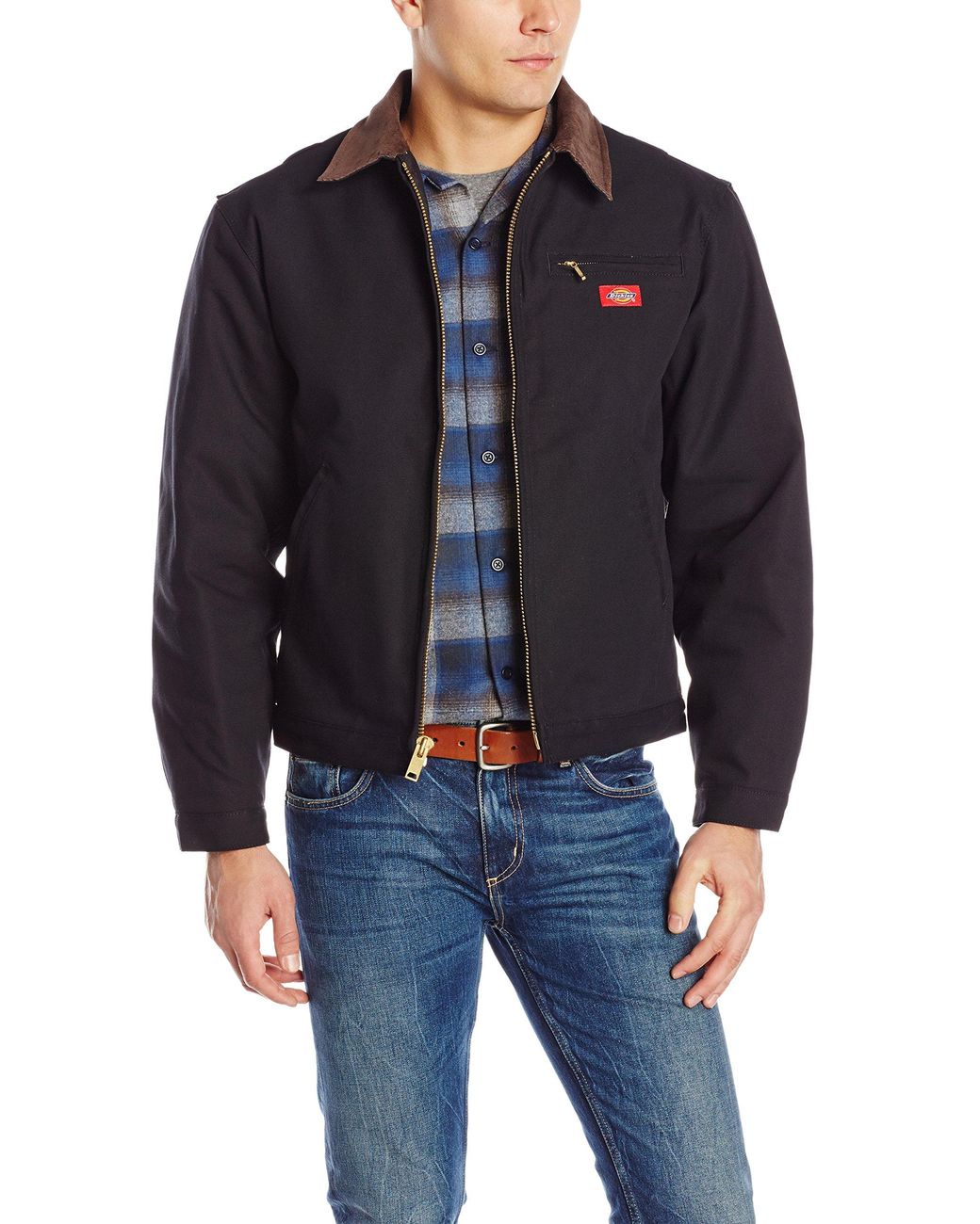 Dickies Cotton Bigtall Rigid Duck Blanket Lined Jacket in Black for