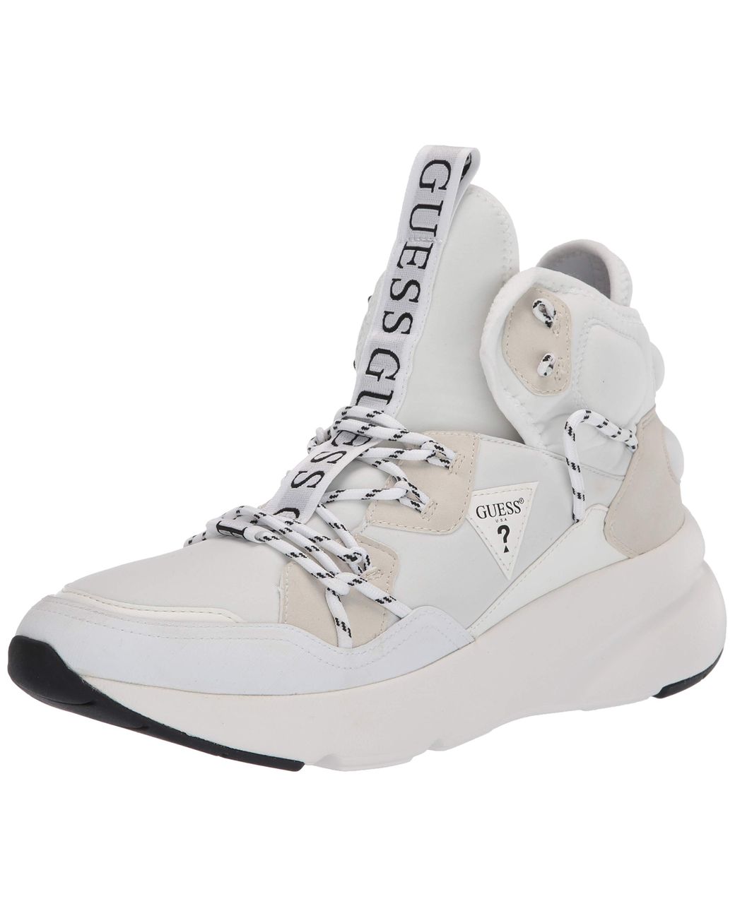 white sneakers guess