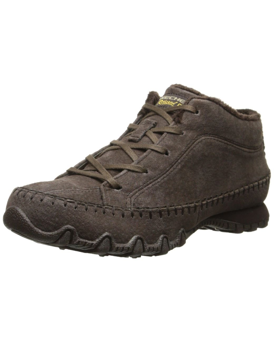 Skechers Bikers Totem Pole Chukka Boot in Brown | Lyst