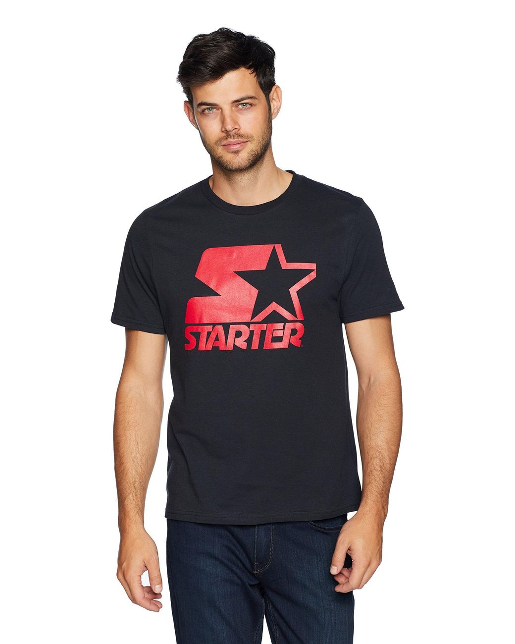 Starter Cotton Short Sleeve Logo Tshirt in Black for Men Lyst
