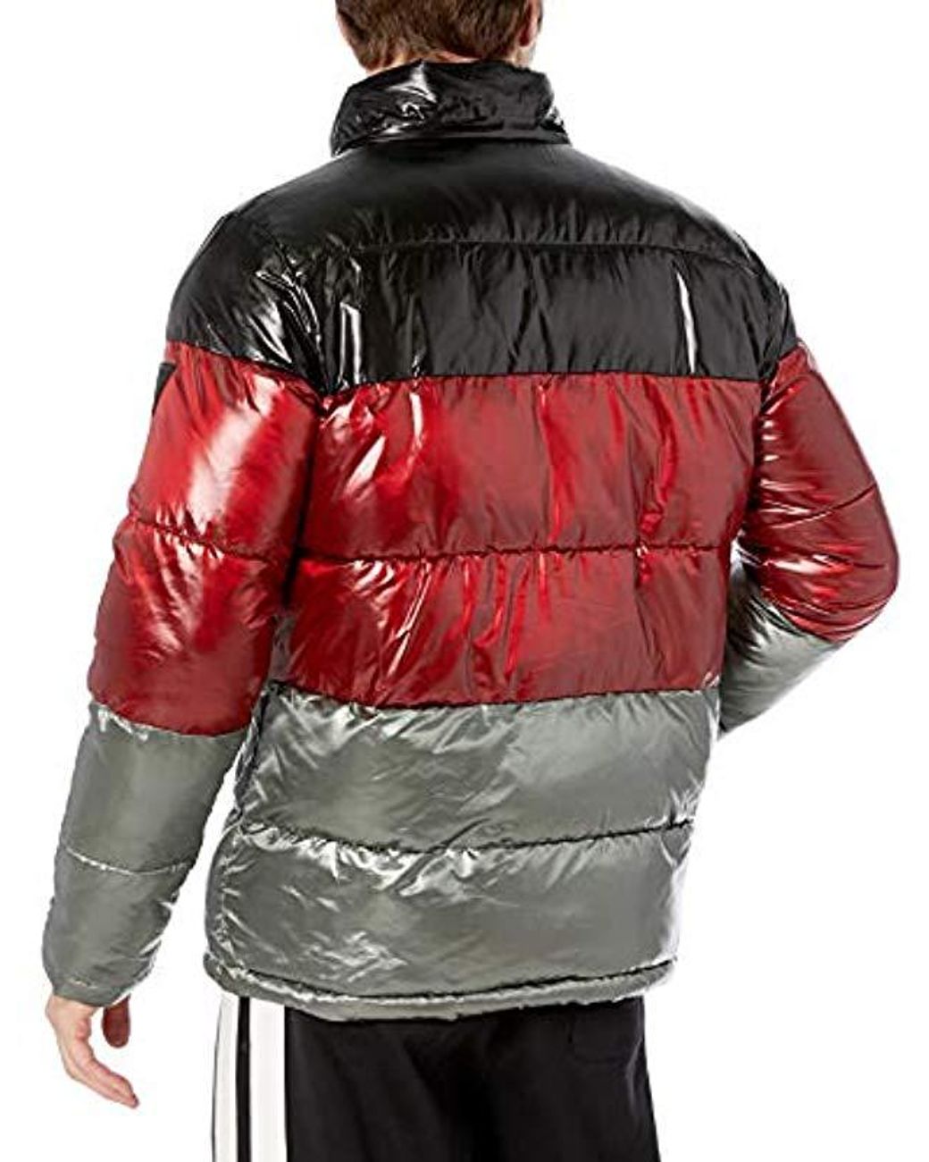 guess shiny puffer jacket