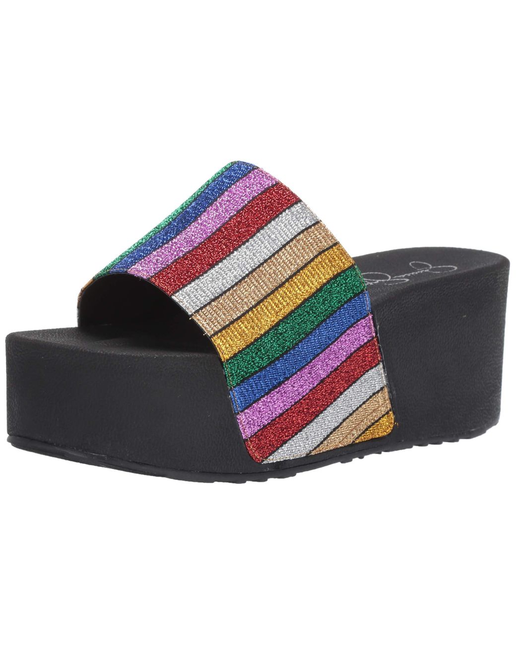Jessica Simpson Faille Slide Sandals | Lyst