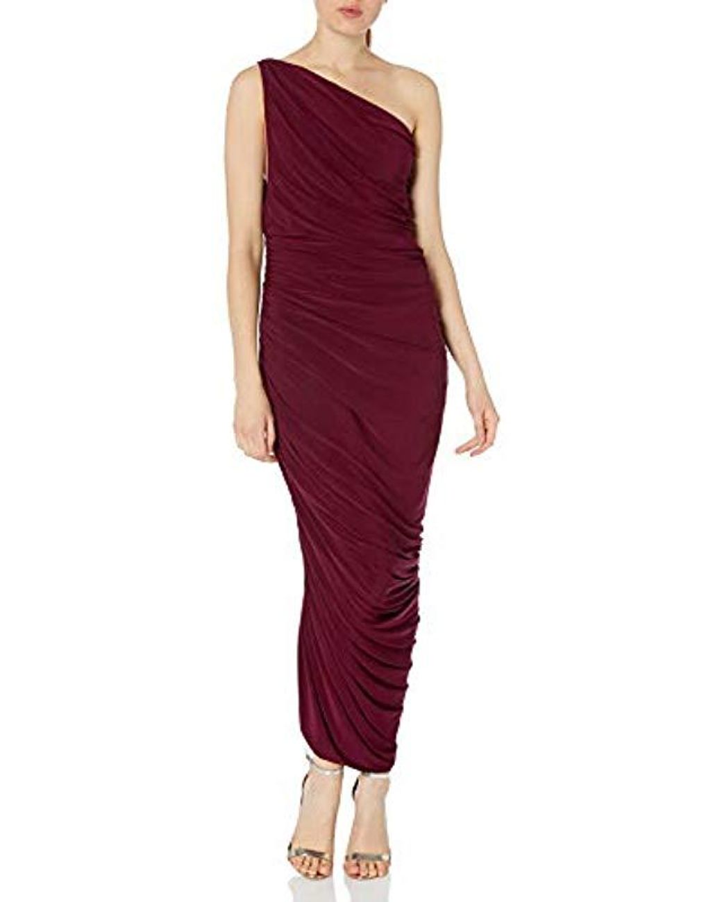 Norma Kamali Synthetic Diana Gown in Plum (Purple) - Save 30% - Lyst