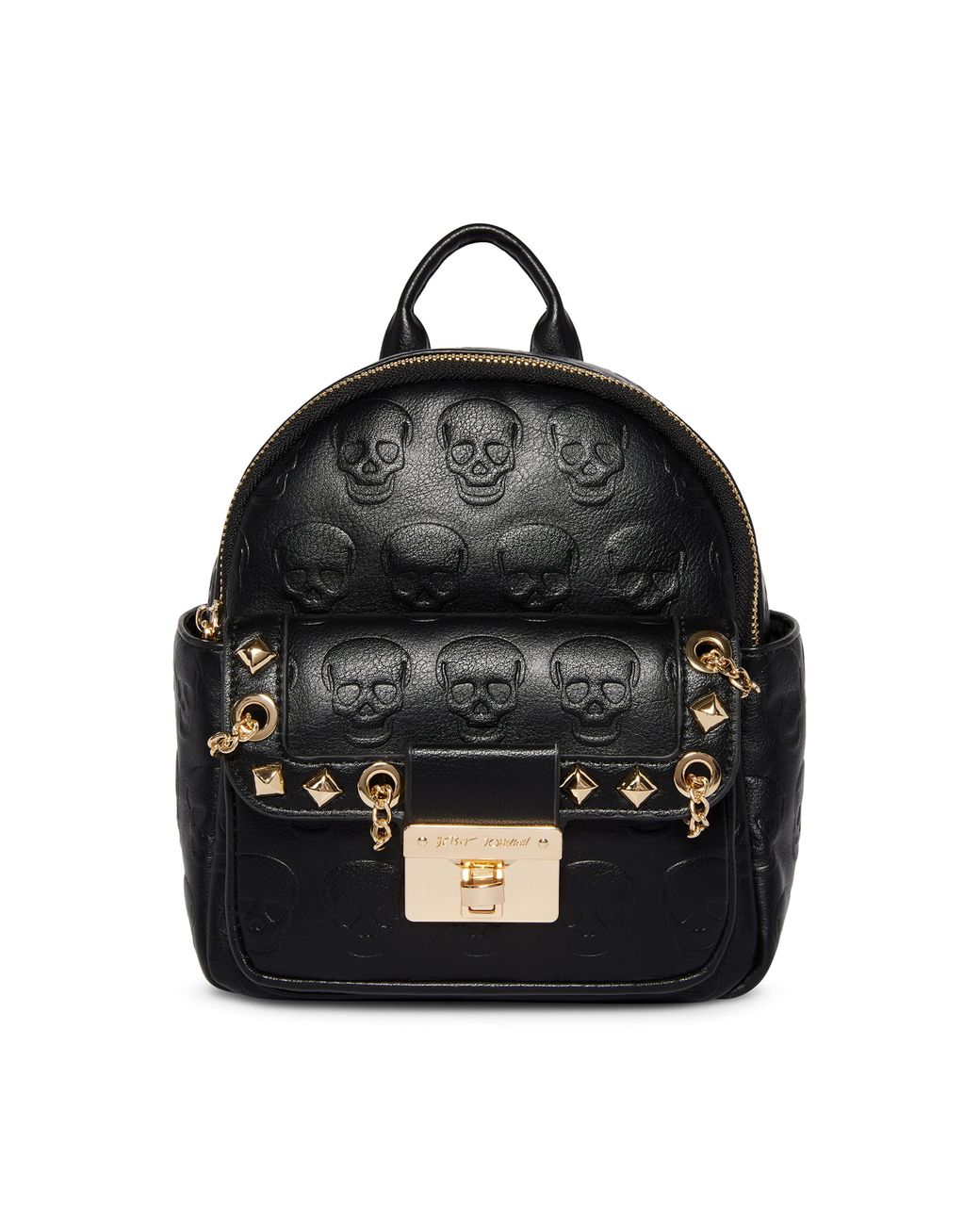 thumbnail image 2 of Betsey Johnson Women's Skullicious Satchel | Black Leather-Look, 15"L, Crossbody & Top Handle 2 of 12