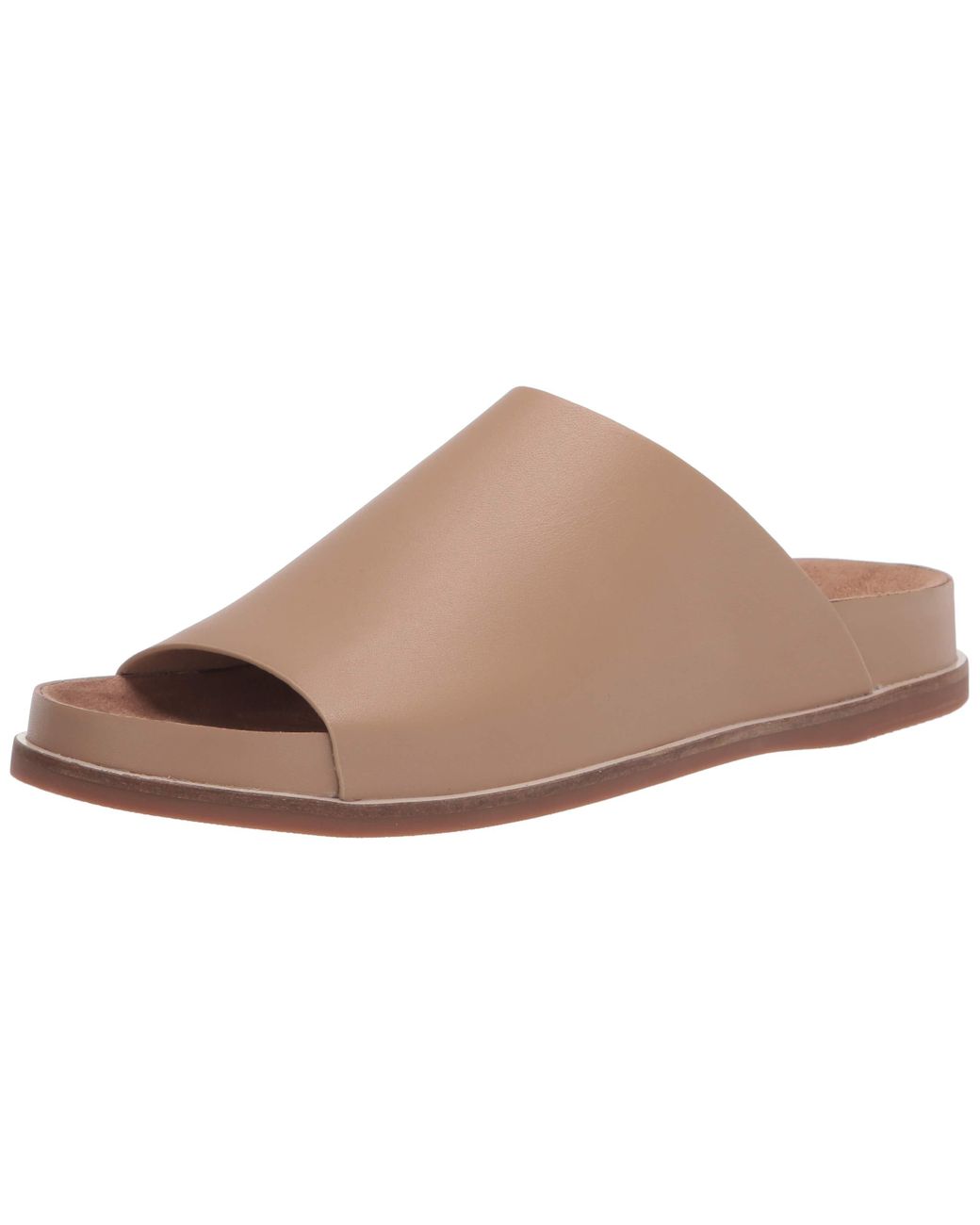 Kelsi Dagger Brooklyn Leather Squish Sandal Slide in Natural - Lyst