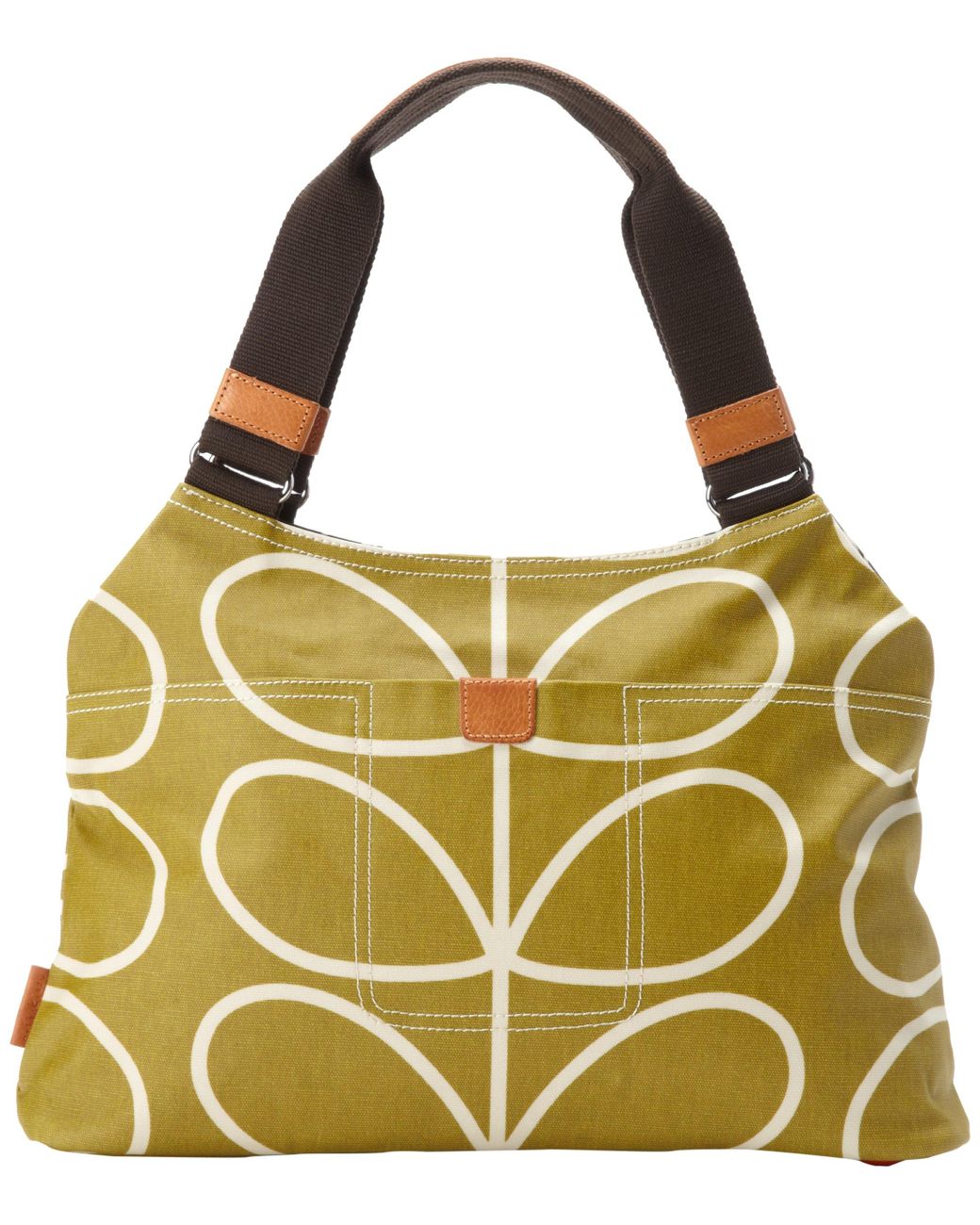 Orla Kiely Linear Stem Classic Shoulder Bag in Metallic Lyst