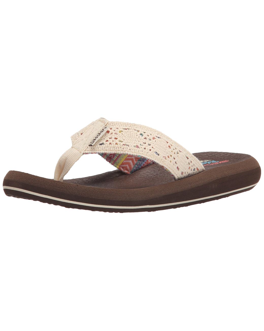 skechers asana flip flops