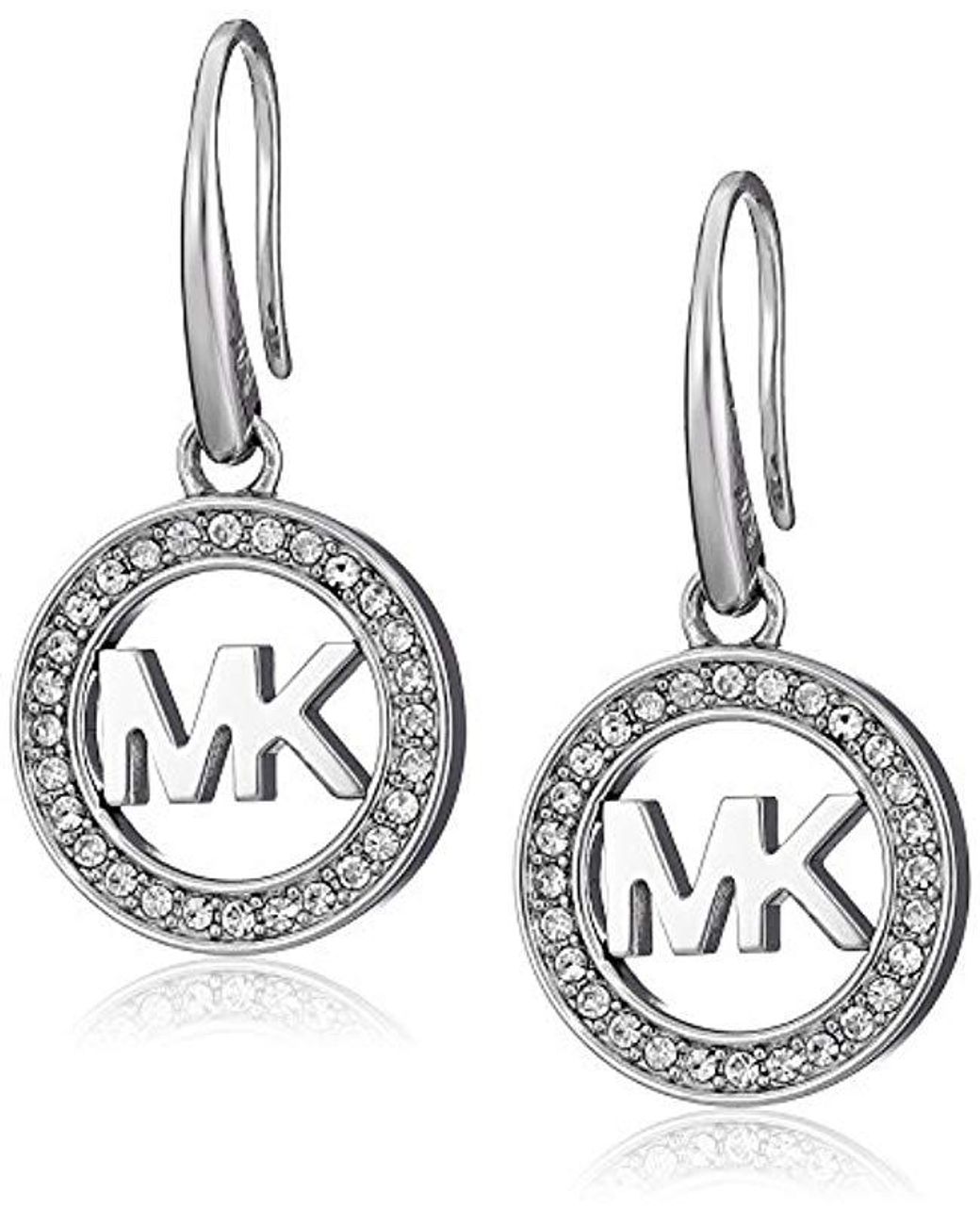 michael kors logo earrings