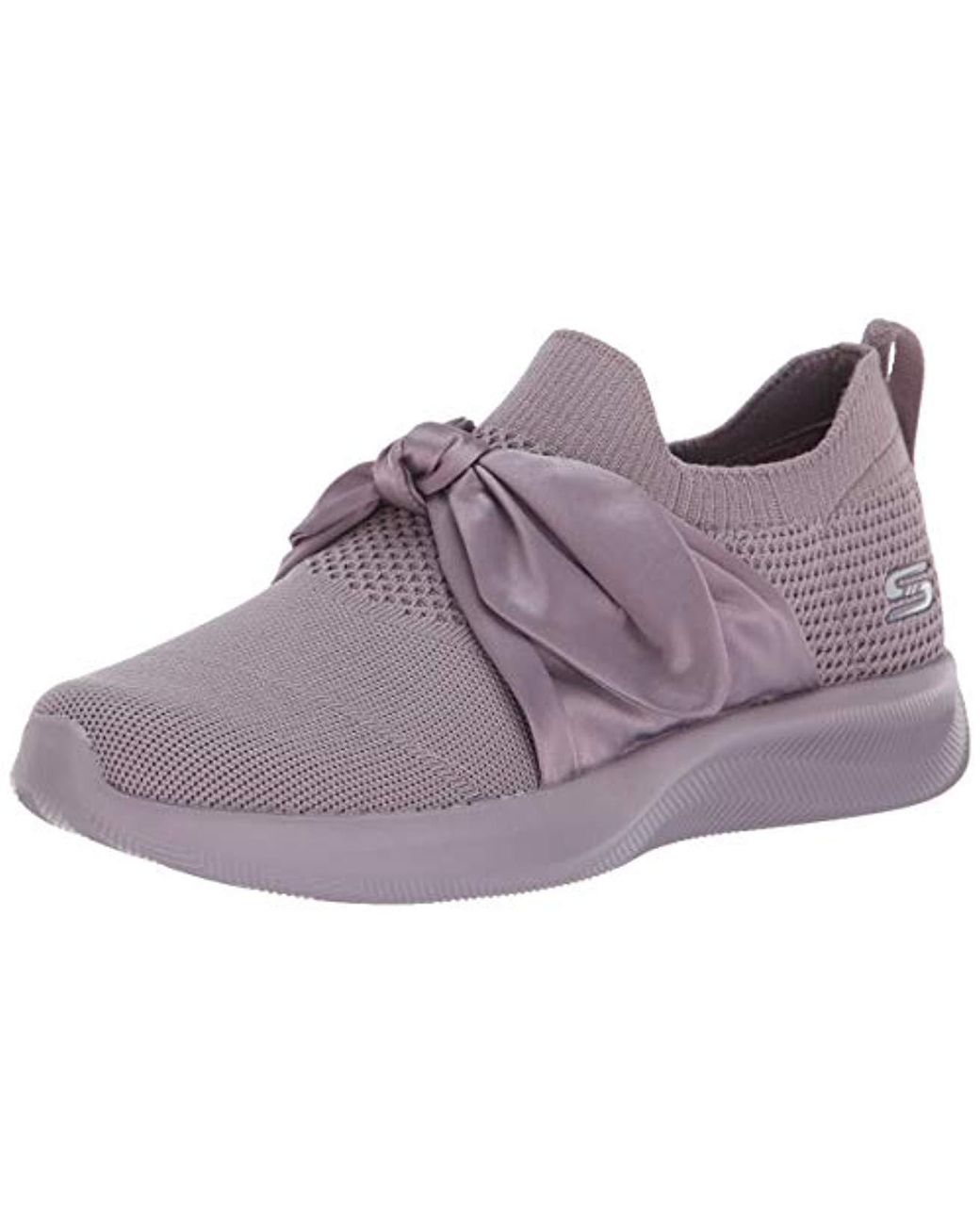 Skechers Bow Beauty Mauve Squad 8 in | Lyst