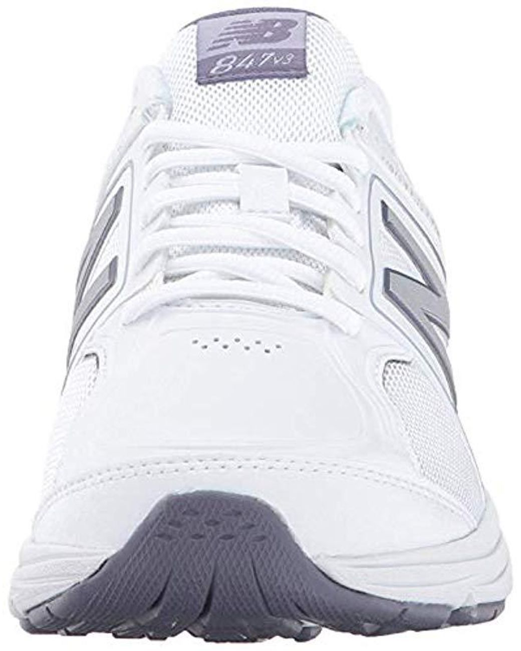 New Balance 847v3 Walking Shoe in White/Grey (White) | Lyst