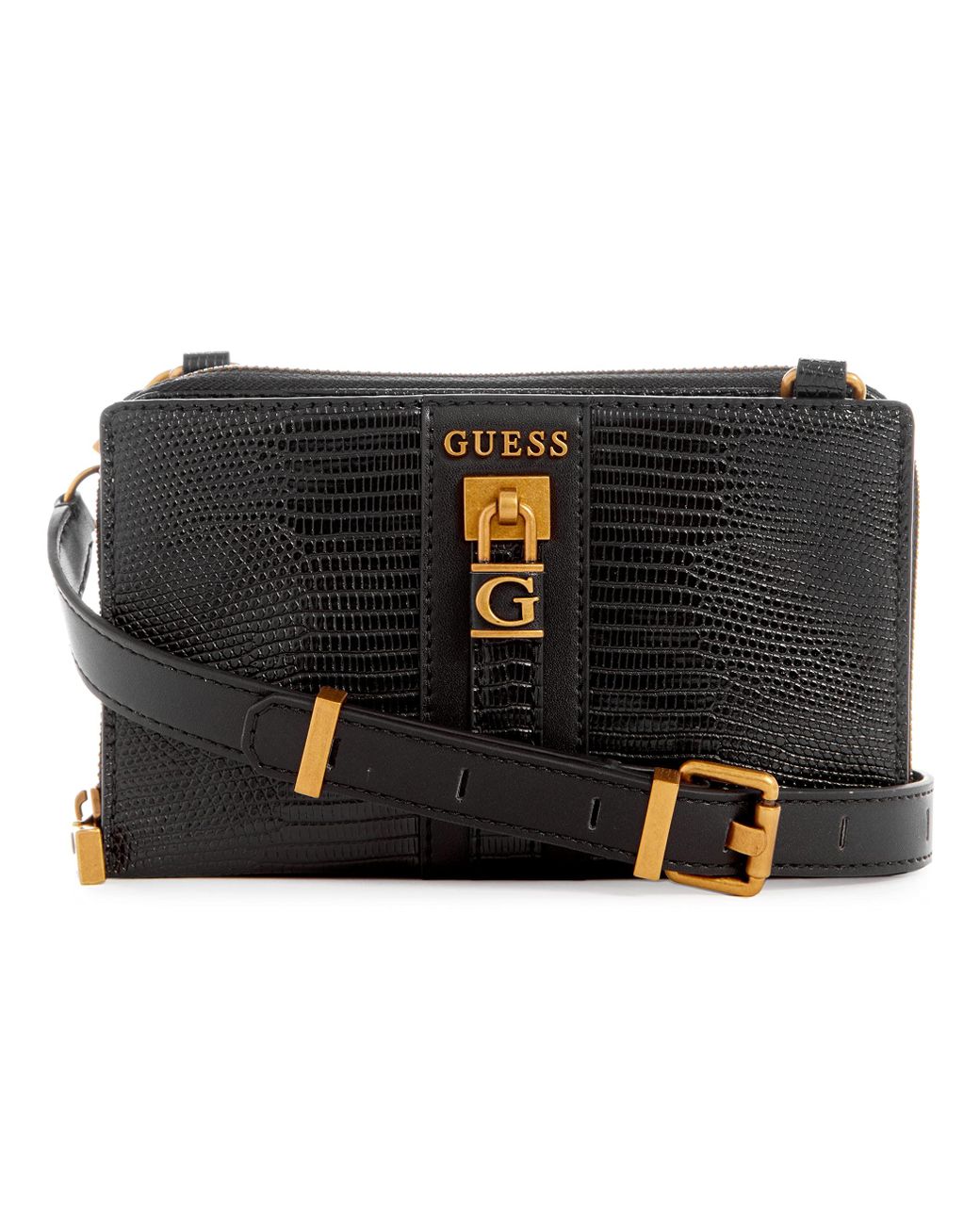 Guess Ginevra Mini Girlfriend Crossbody in Black Lyst