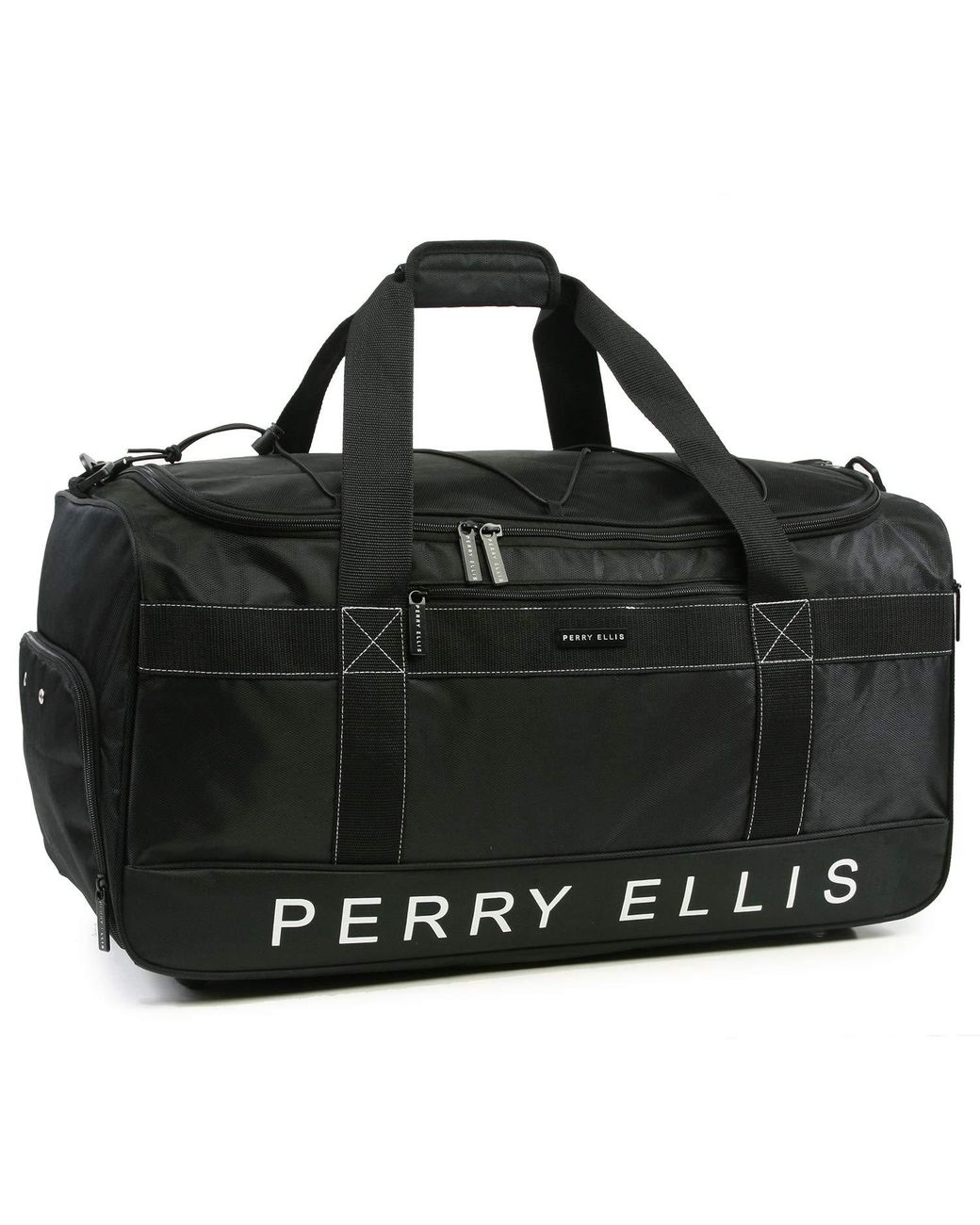 perry ellis rolling duffel bag