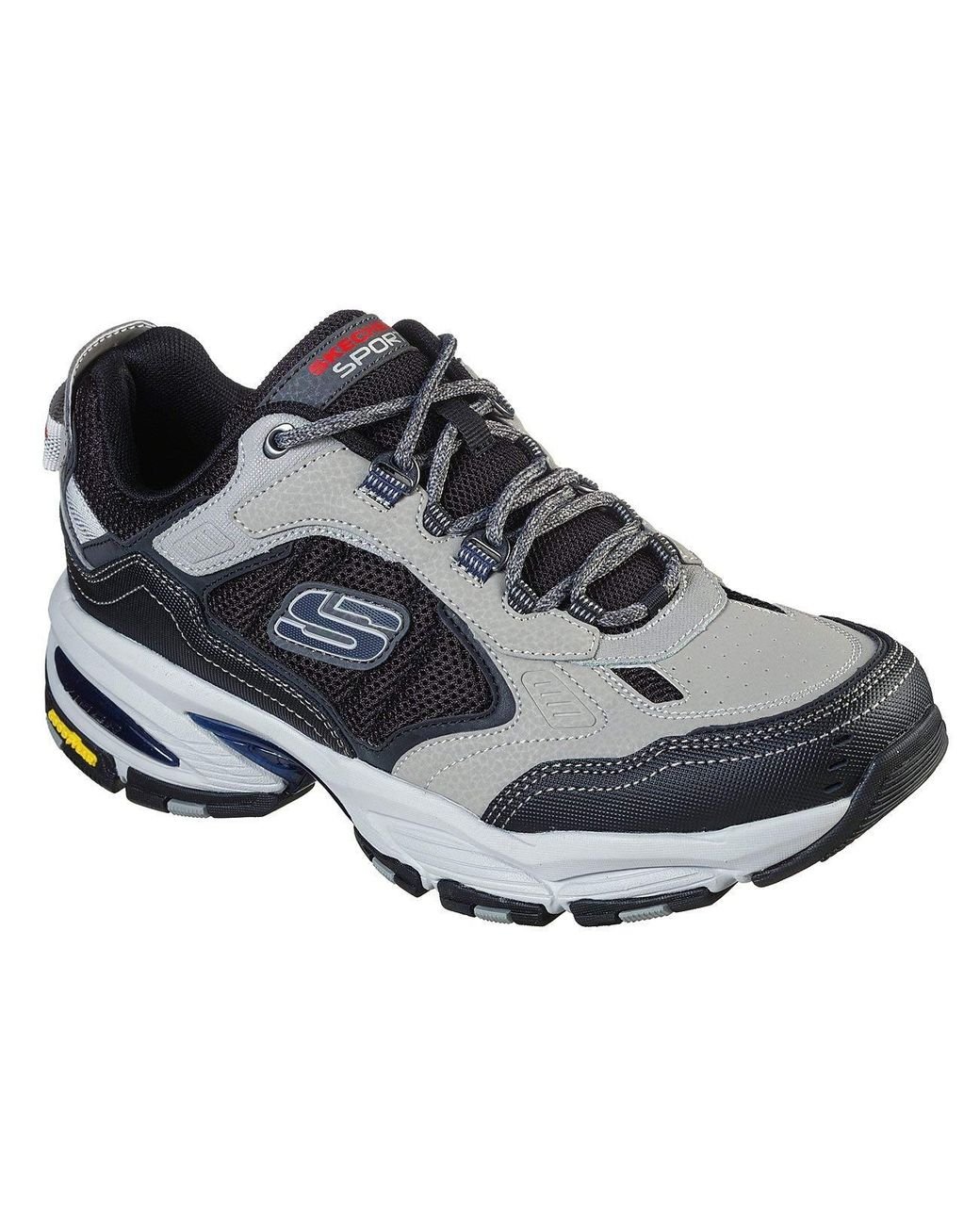 Skechers Vigor 3.0 With Goodyear Rubber Outsole Oxford in Black for Men ...