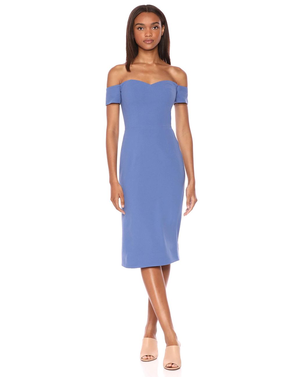 dress the population bailey off the shoulder bodycon dress