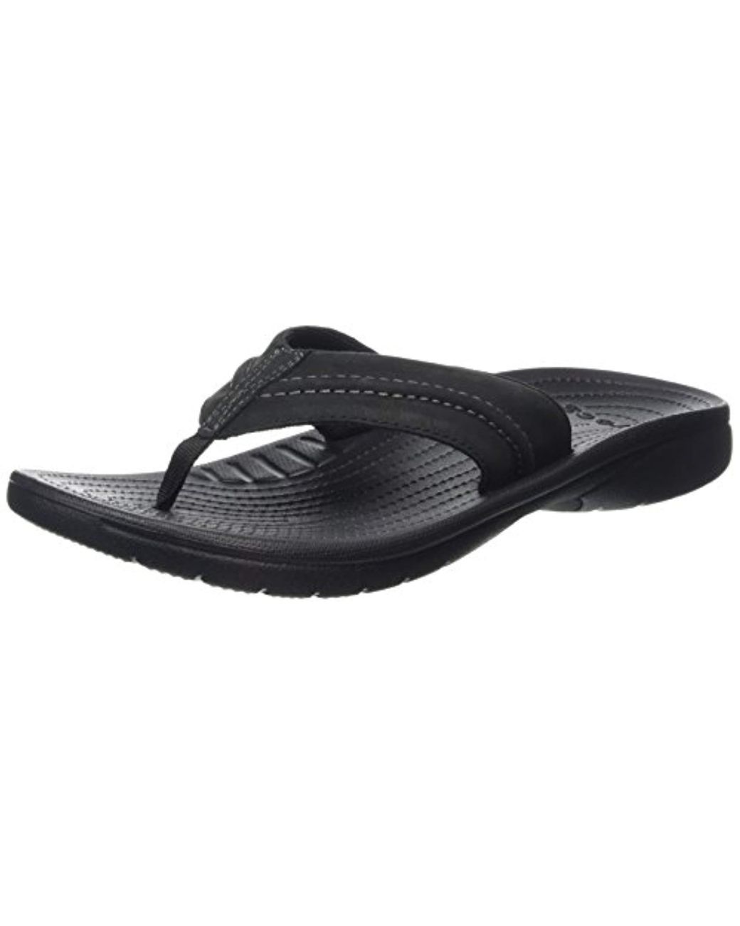 Crocs™ Yukon Mesa Flip Flops in Black for Men | Lyst