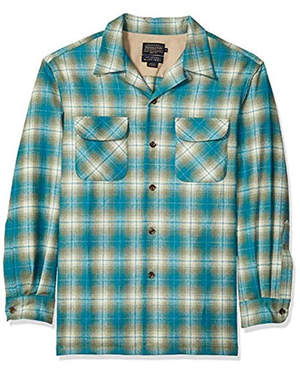 Pendleton Long Sleeve Classic-fit Board Shirt in Blue for Pendleton Long Sleeve Classic-fit Board Shirt in Blue for