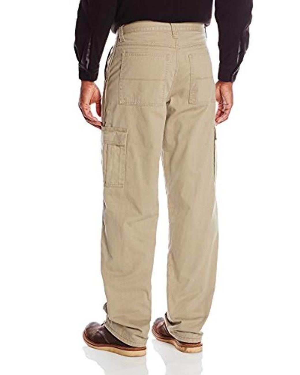 mens wrangler fleece lined cargo pants