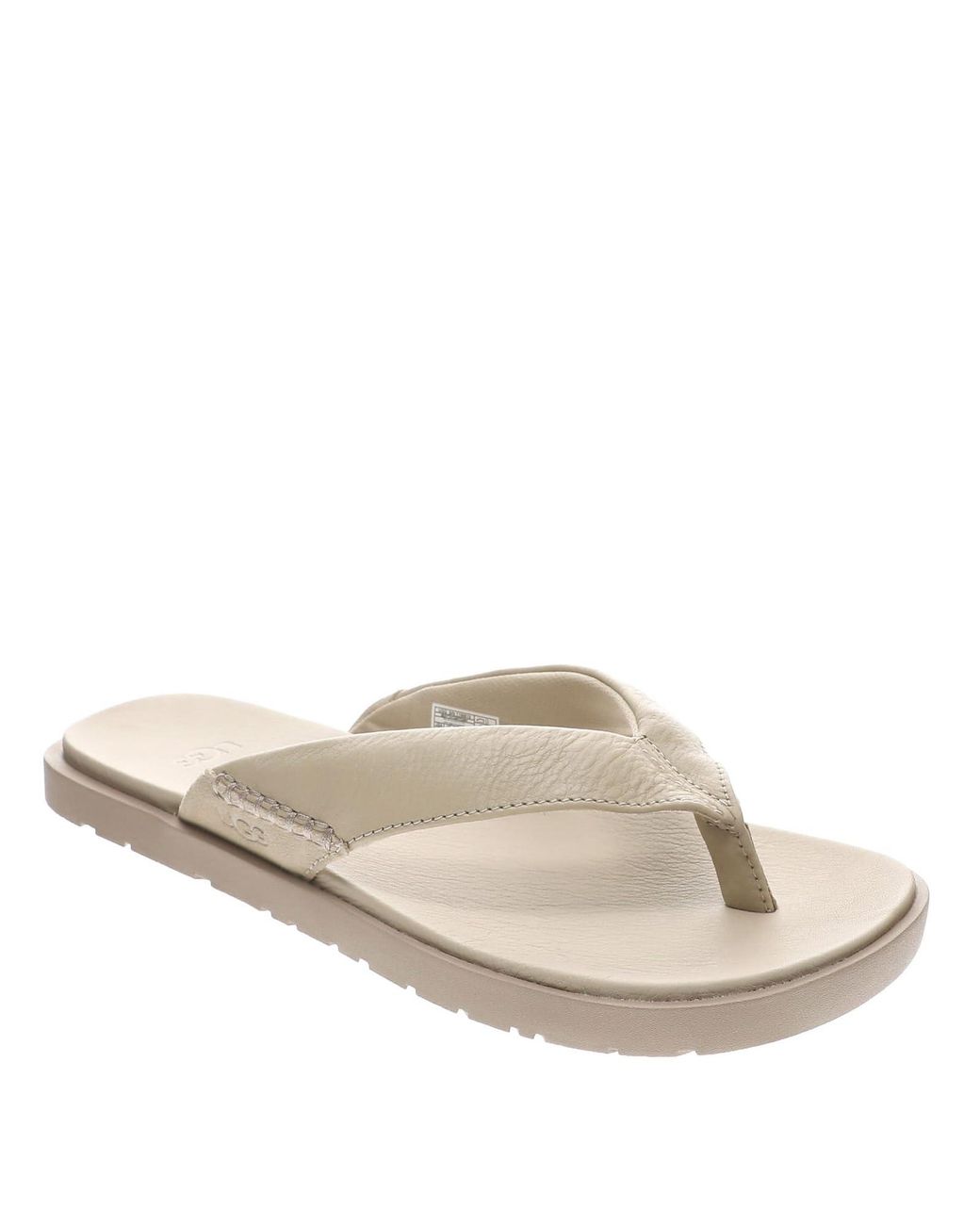 UGG Seaside Ii Flip Flop in White for Men | Lyst
