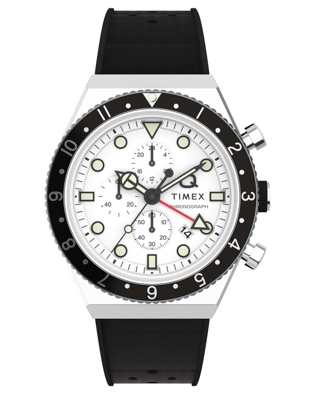 Timex Black Strap White Dial Stainless Steel for Men Lyst