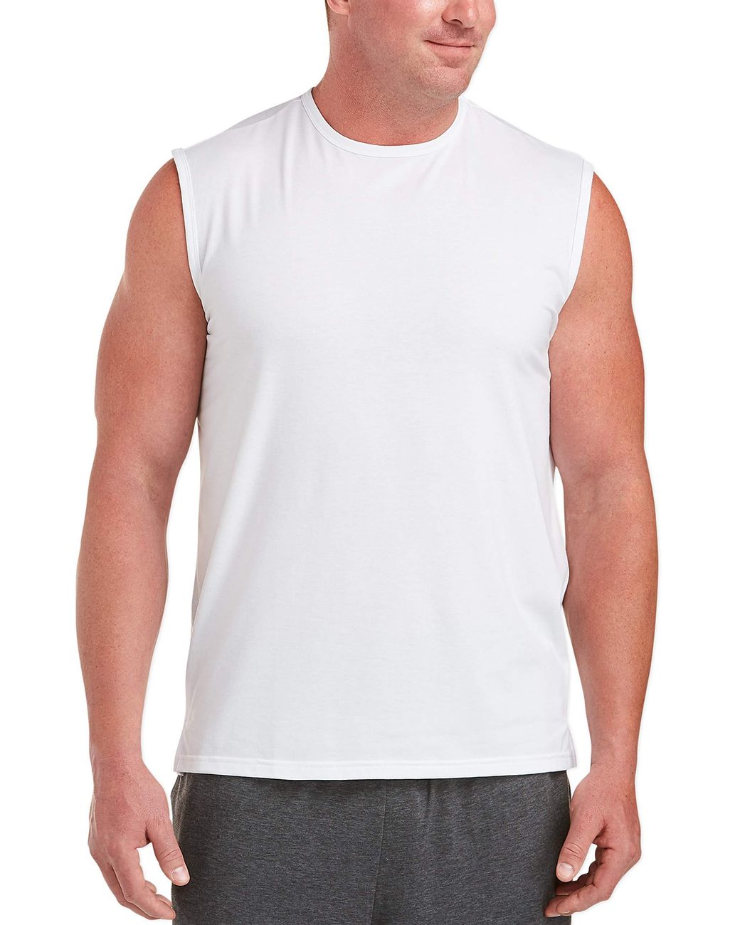 Amazon Essentials Big & Tall Performance Cotton Muscle Tank Fit By Dxl ...